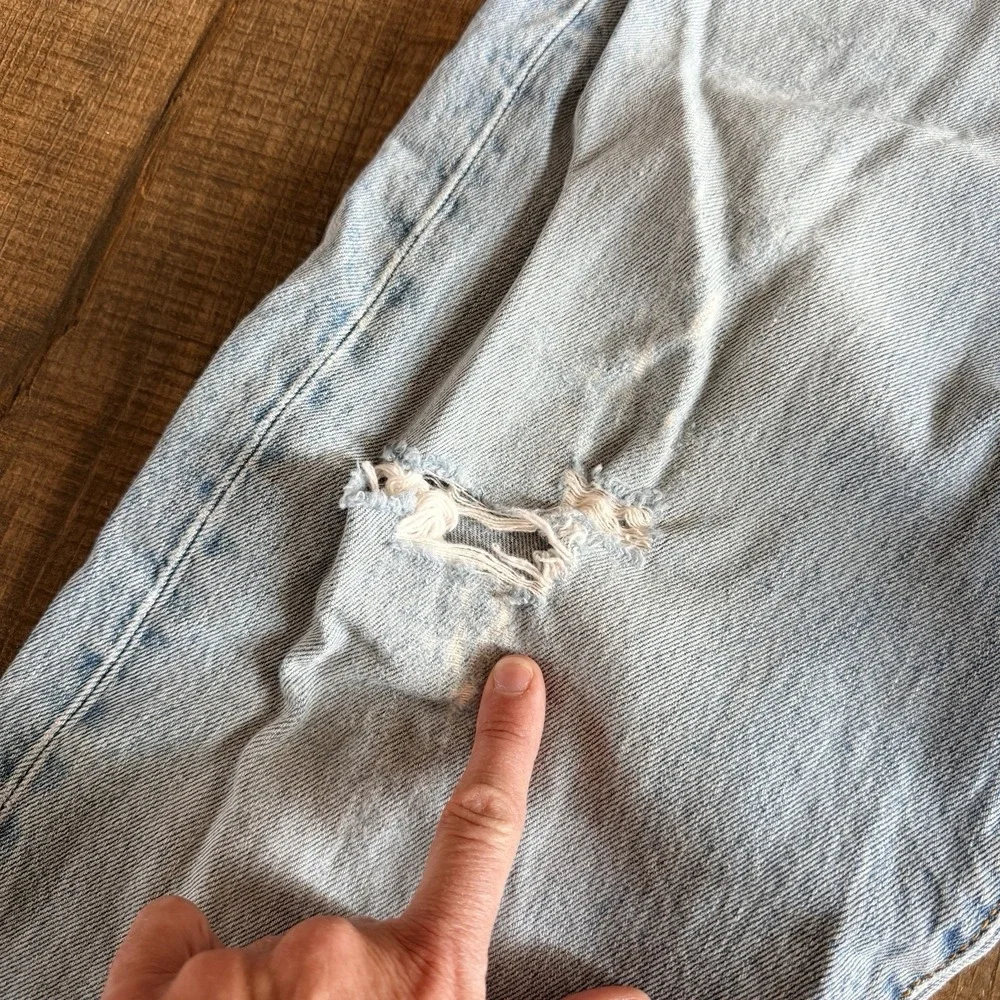 Vintage Y2K Levis 501 Jeans 36x30 Mens Distressed Grunge Button Fly 2002